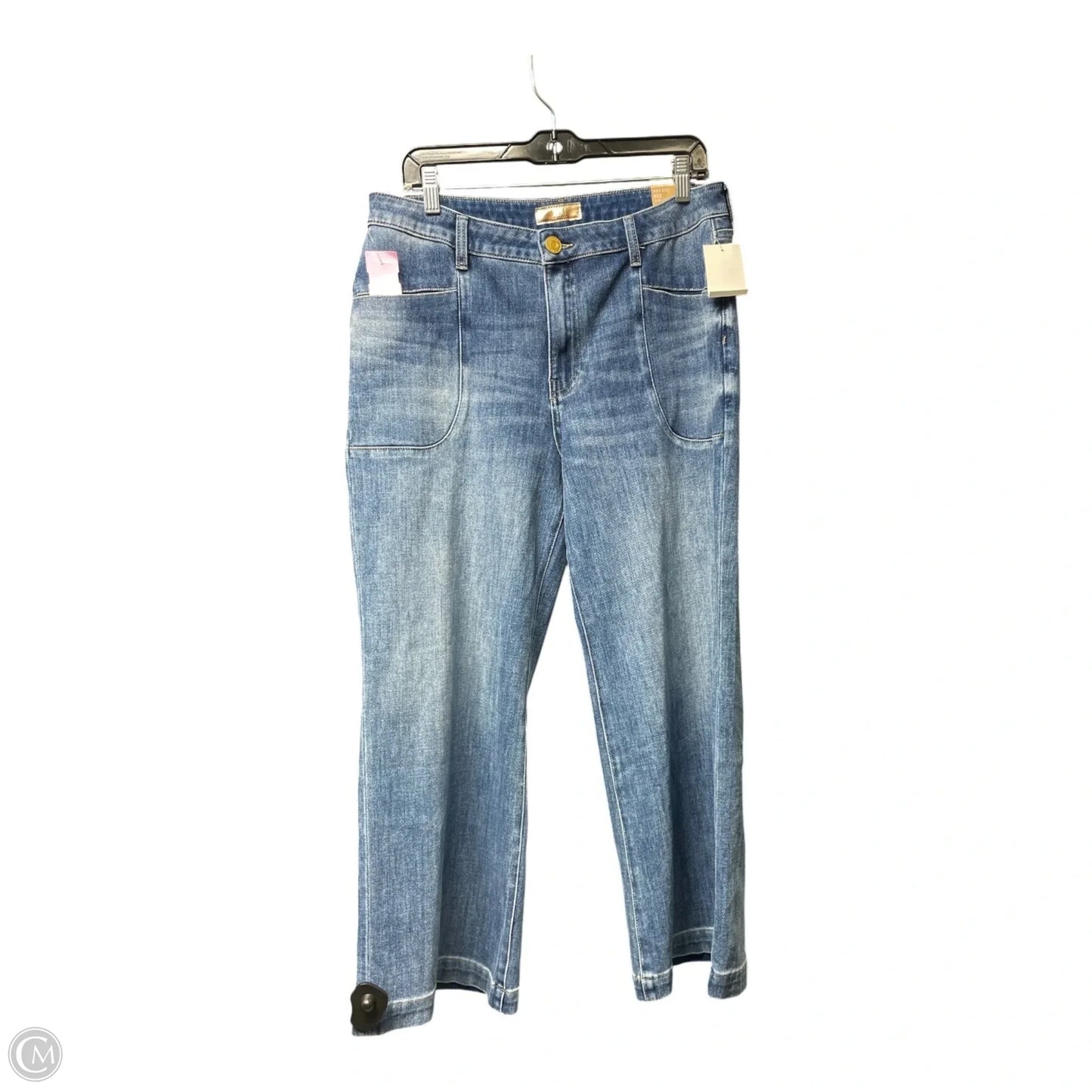 Jeans Wide Leg By Kut In Blue Denim, Size: 12p