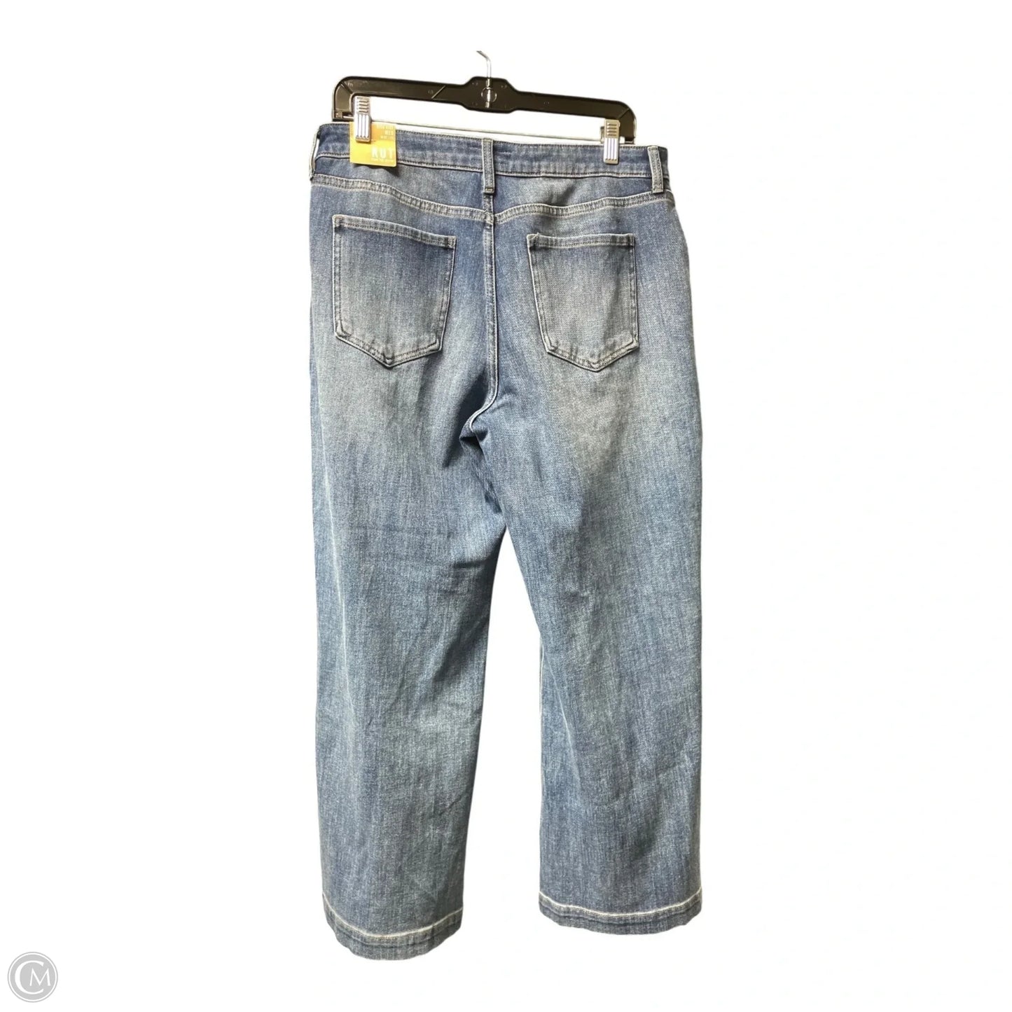 Jeans Wide Leg By Kut In Blue Denim, Size: 12p