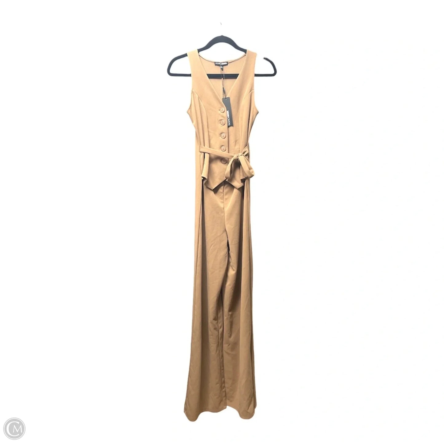 Jumpsuit By Fashion Nova In Tan, Size: Xs