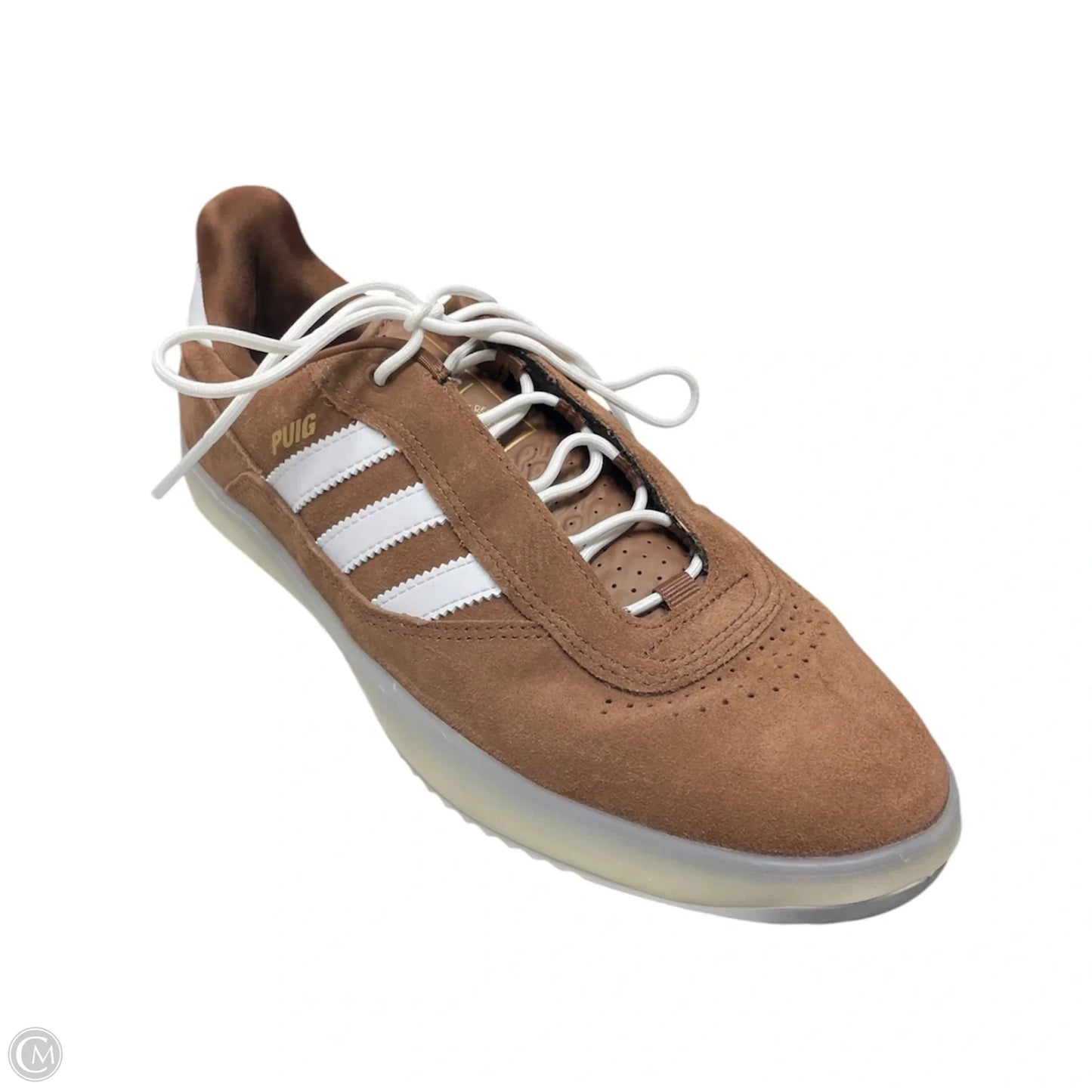 Shoes Sneakers By Adidas In Brown & White, Size: 9.5