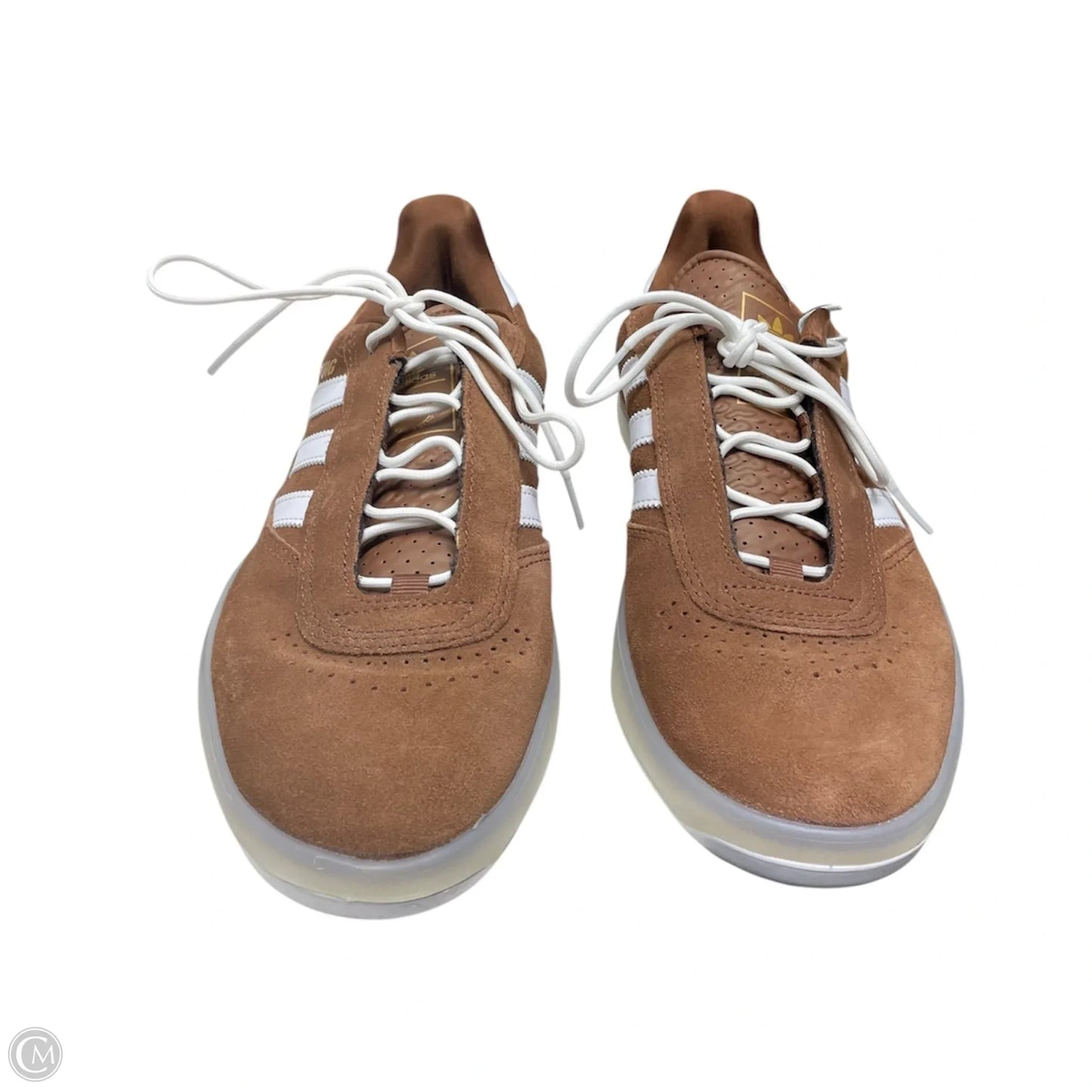 Shoes Sneakers By Adidas In Brown & White, Size: 9.5