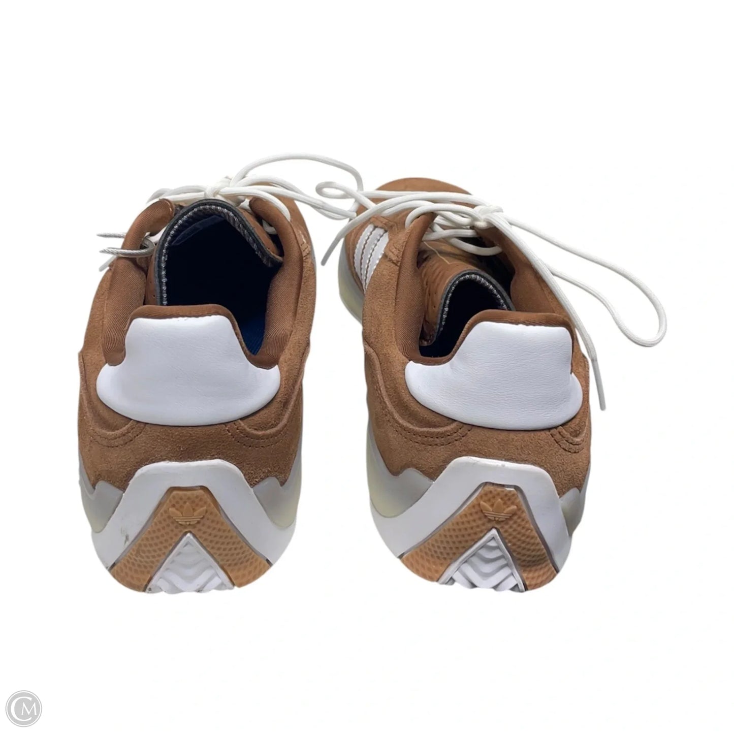 Shoes Sneakers By Adidas In Brown & White, Size: 9.5