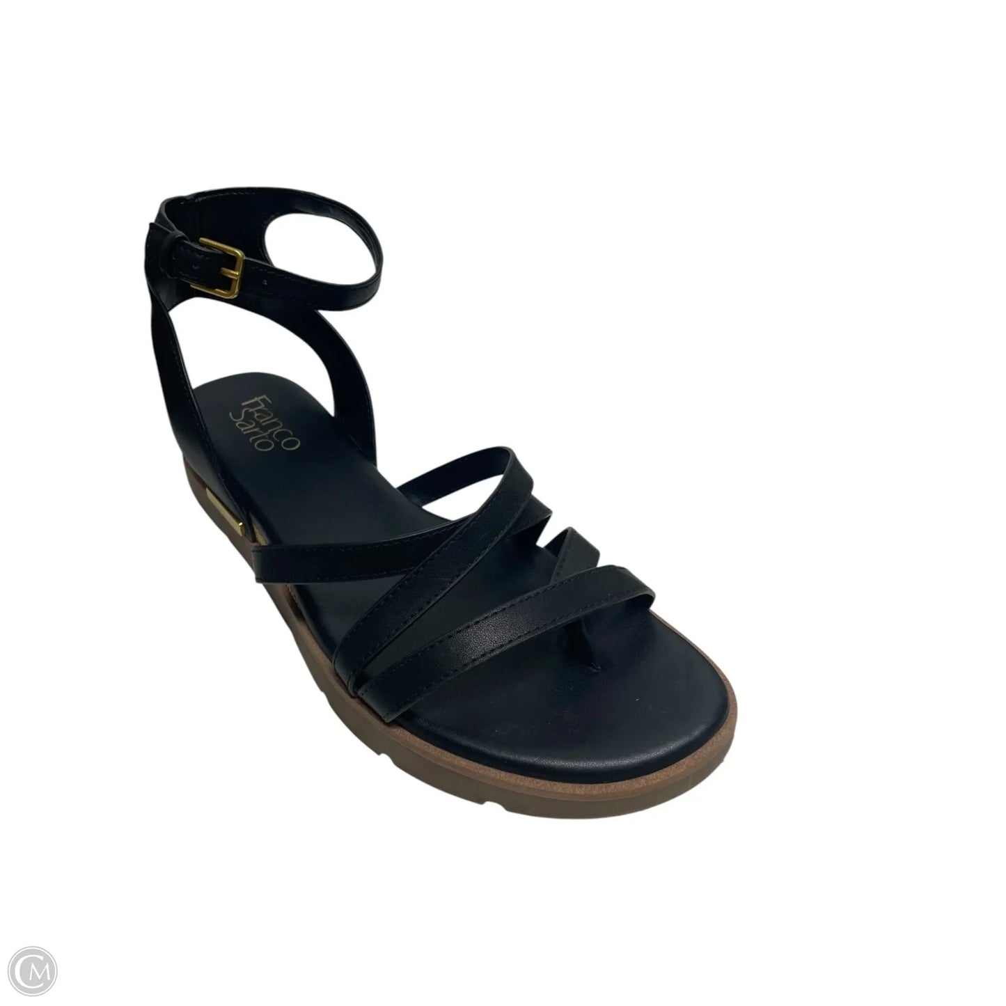 Sandals Flats By Franco Sarto In Black, Size: 7.5