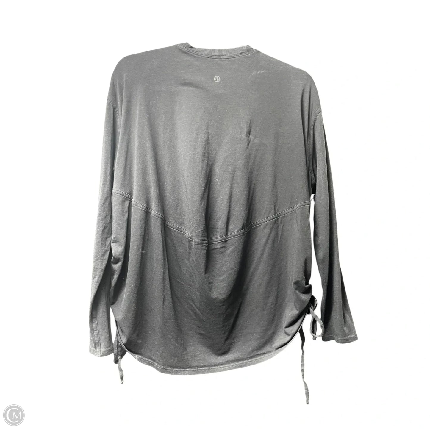 Athletic Top Long Sleeve Crewneck By Lululemon In Black, Size: 6