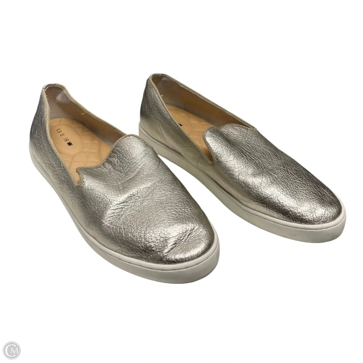Shoes Flats By Birdies In Gold, Size: 6.5