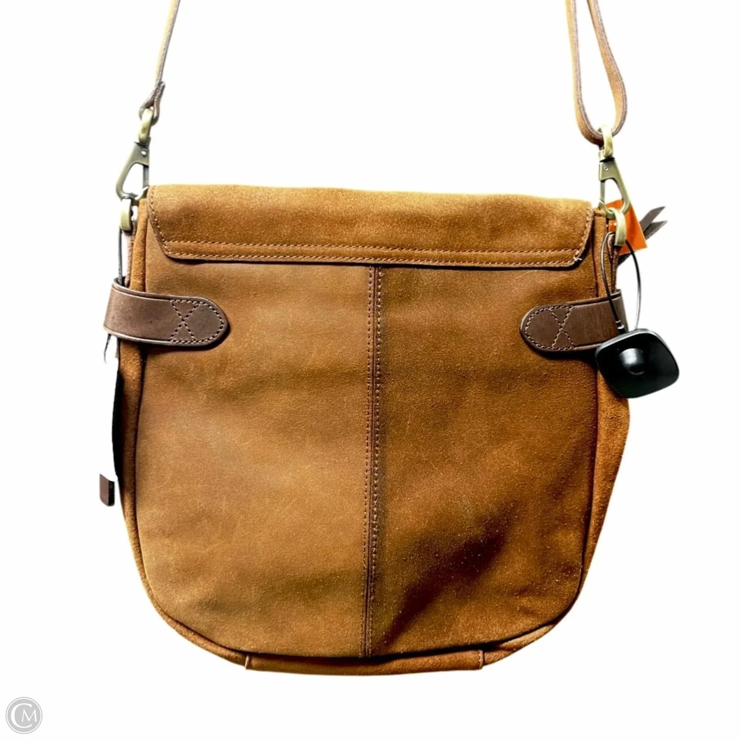 Crossbody Leather By Peruvian Connection, Size: Medium