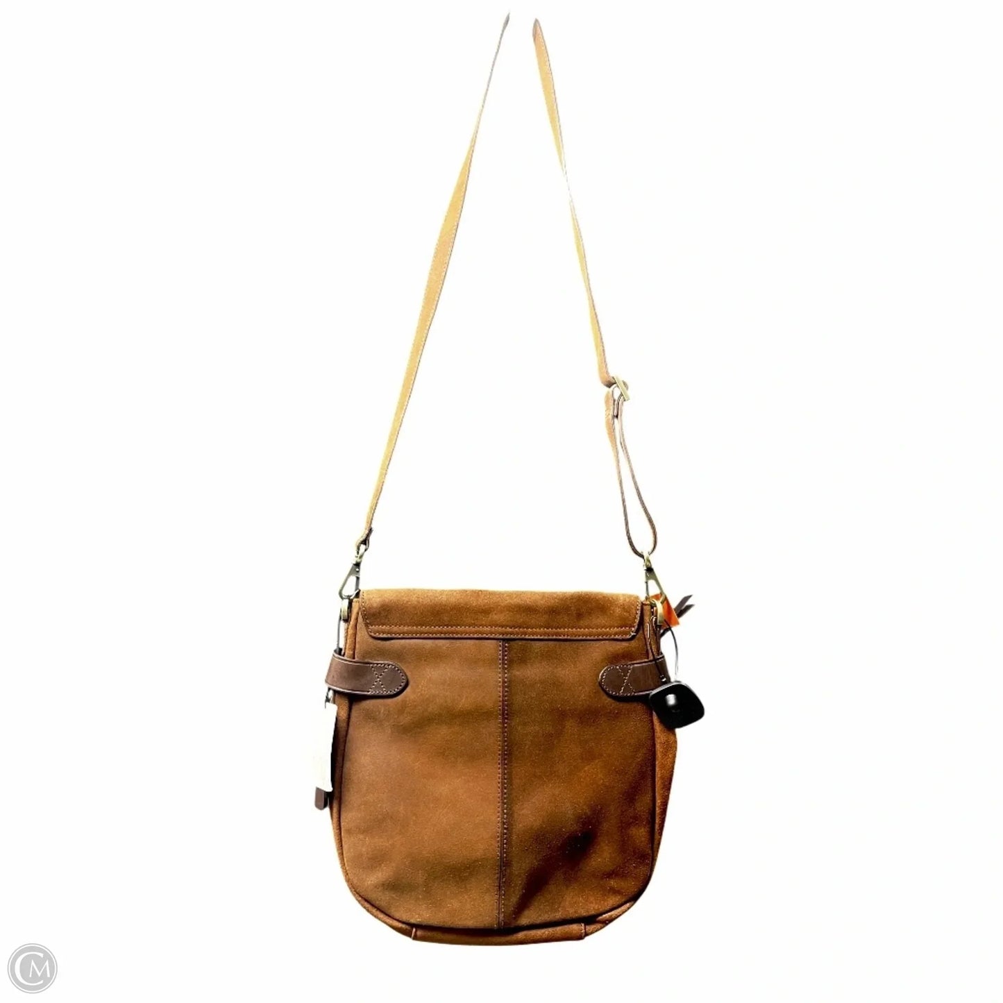 Crossbody Leather By Peruvian Connection, Size: Medium