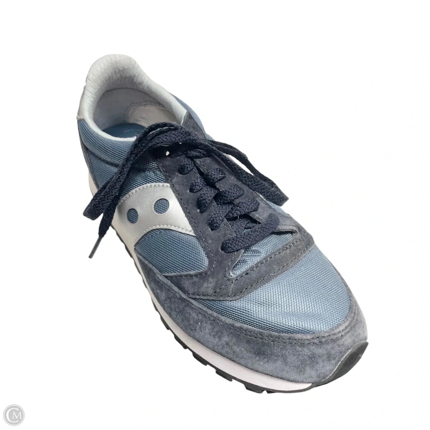 Shoes Sneakers By Saucony In Blue & Silver, Size: 7.5