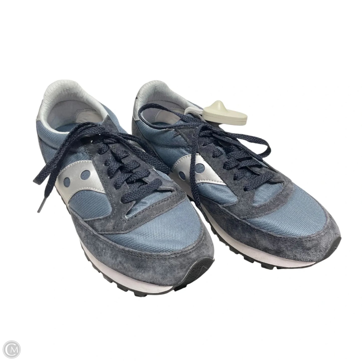 Shoes Sneakers By Saucony In Blue & Silver, Size: 7.5