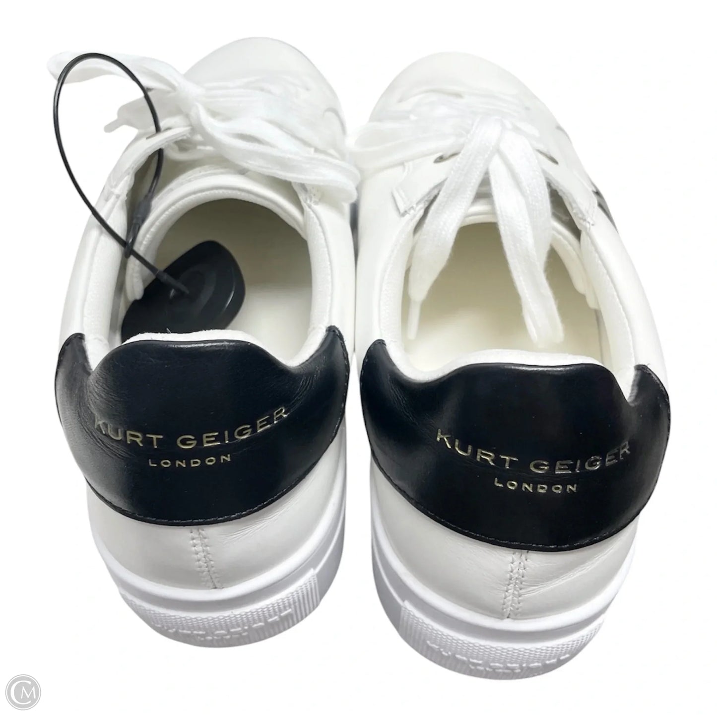 Shoes Sneakers By Kurt Geiger London In Black & White, Size: 11