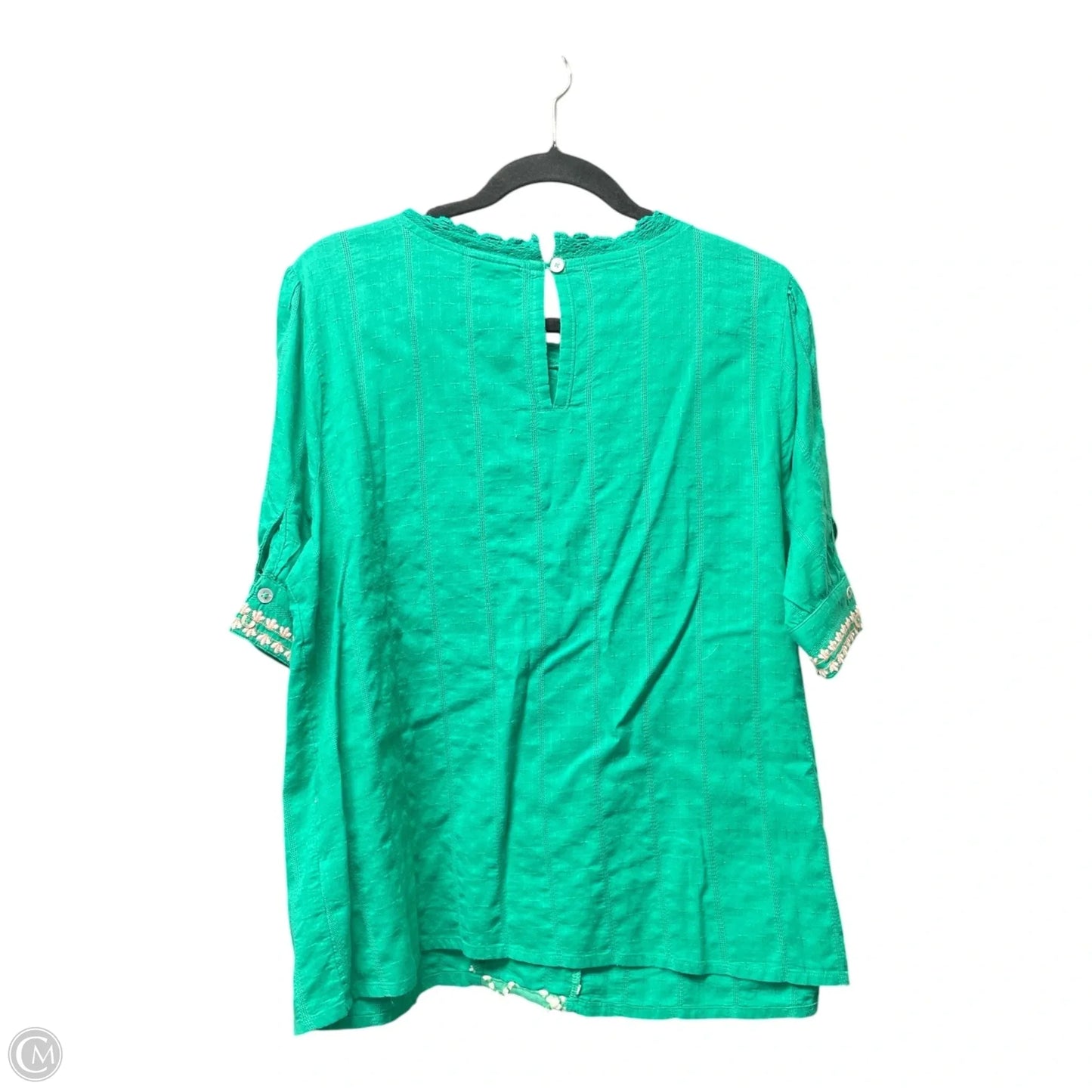 Top Short Sleeve By Maeve In Floral Print, Size: L