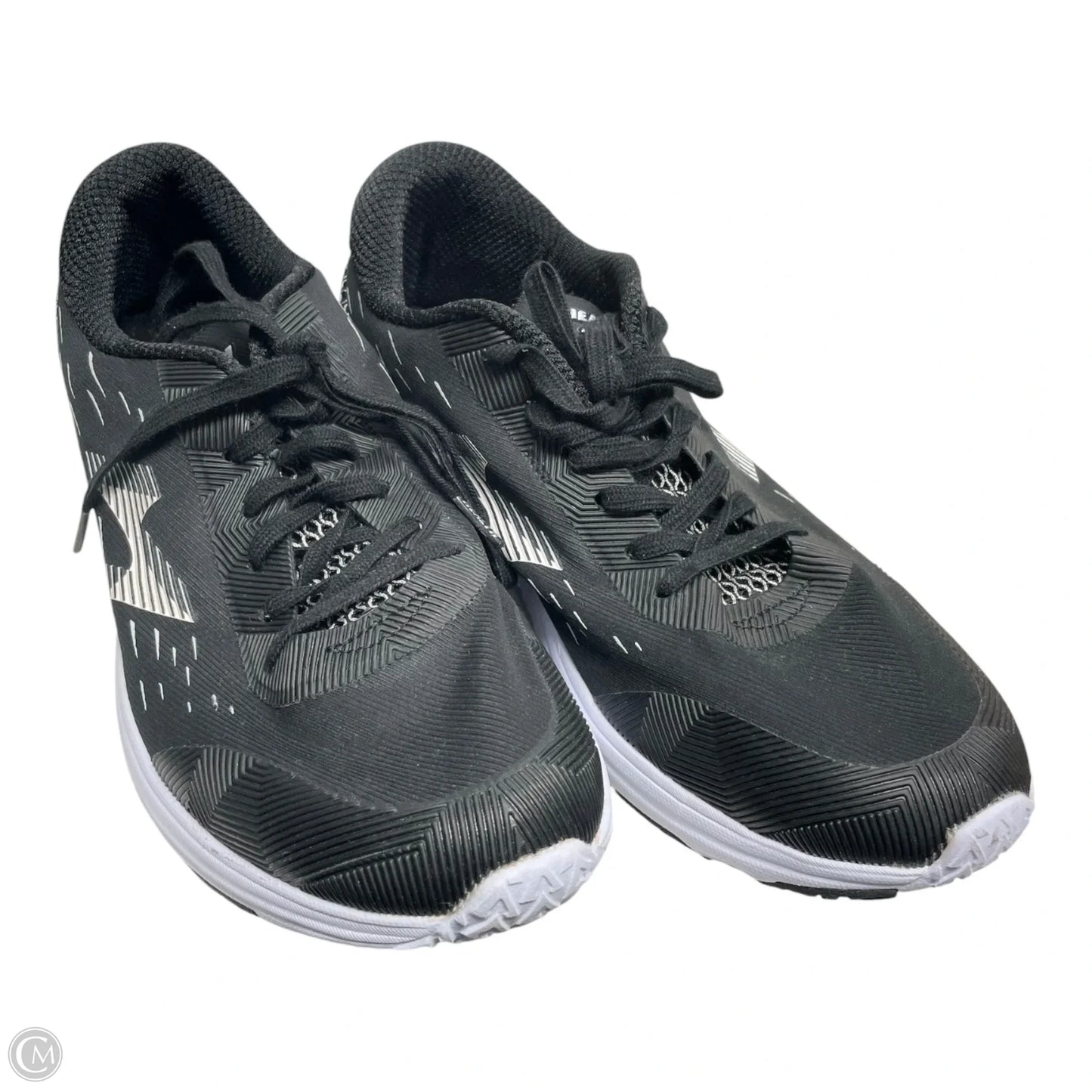 Shoes Sneakers By Clothes Mentor In Black & White, Size: 8.5