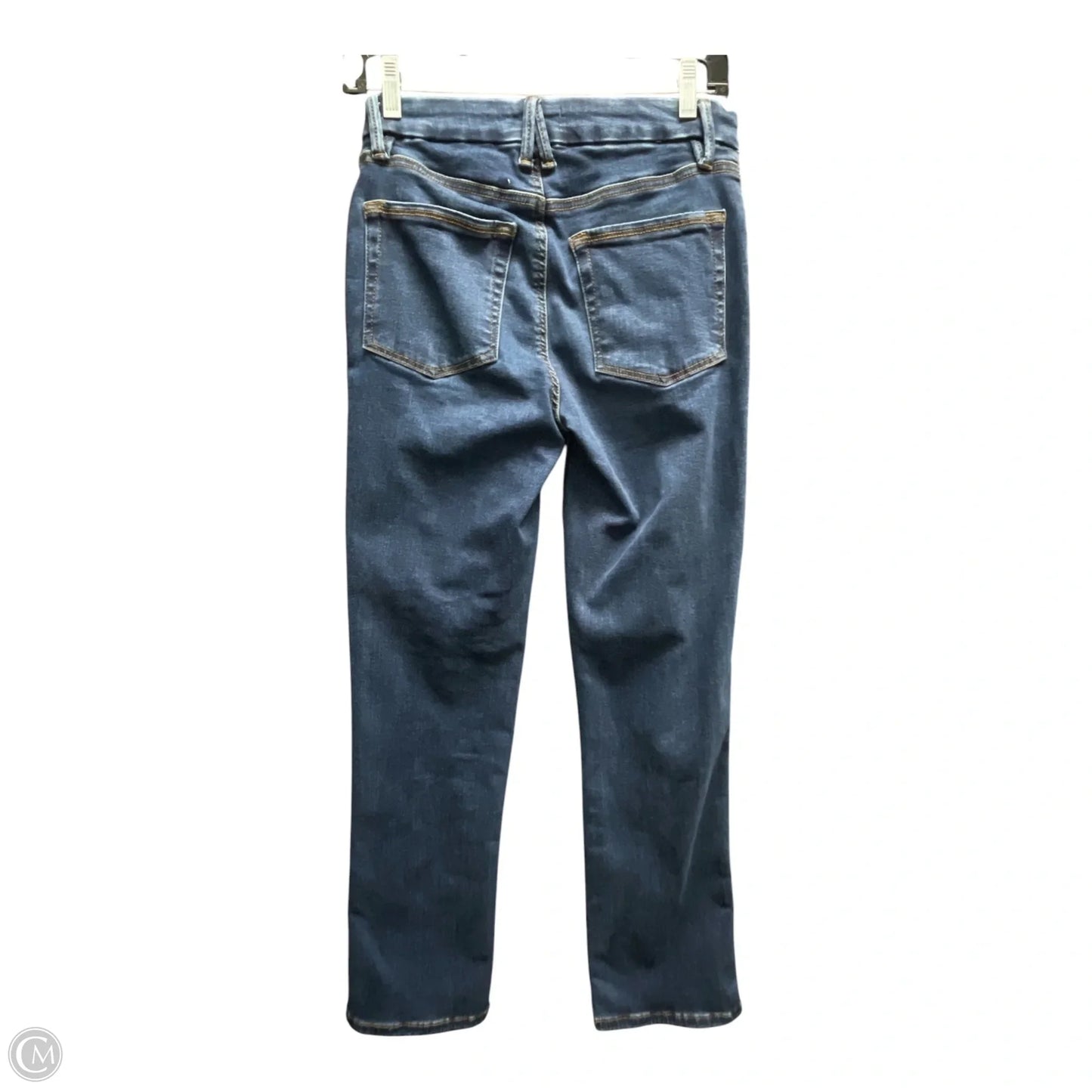 Jeans Straight By Good American In Blue Denim, Size: M