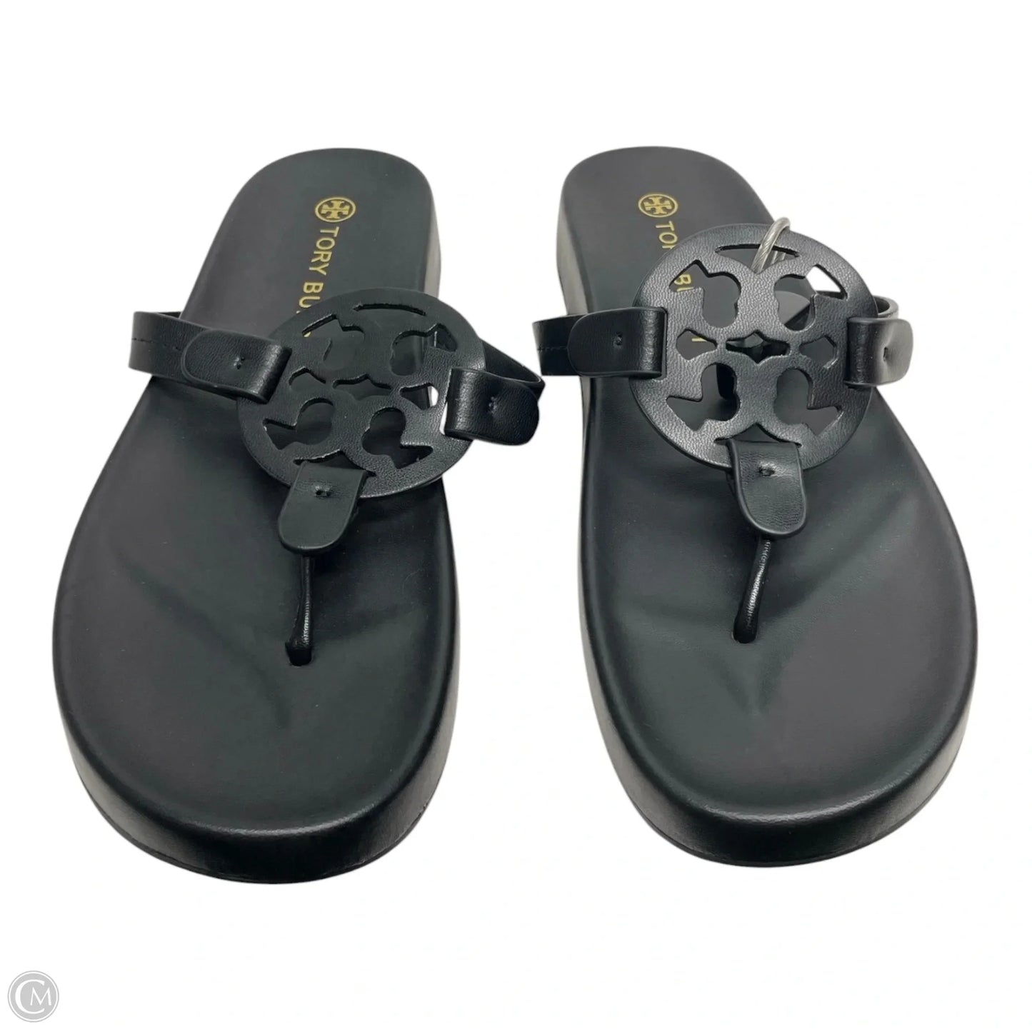Sandals Designer By Tory Burch In Black, Size: 11.5