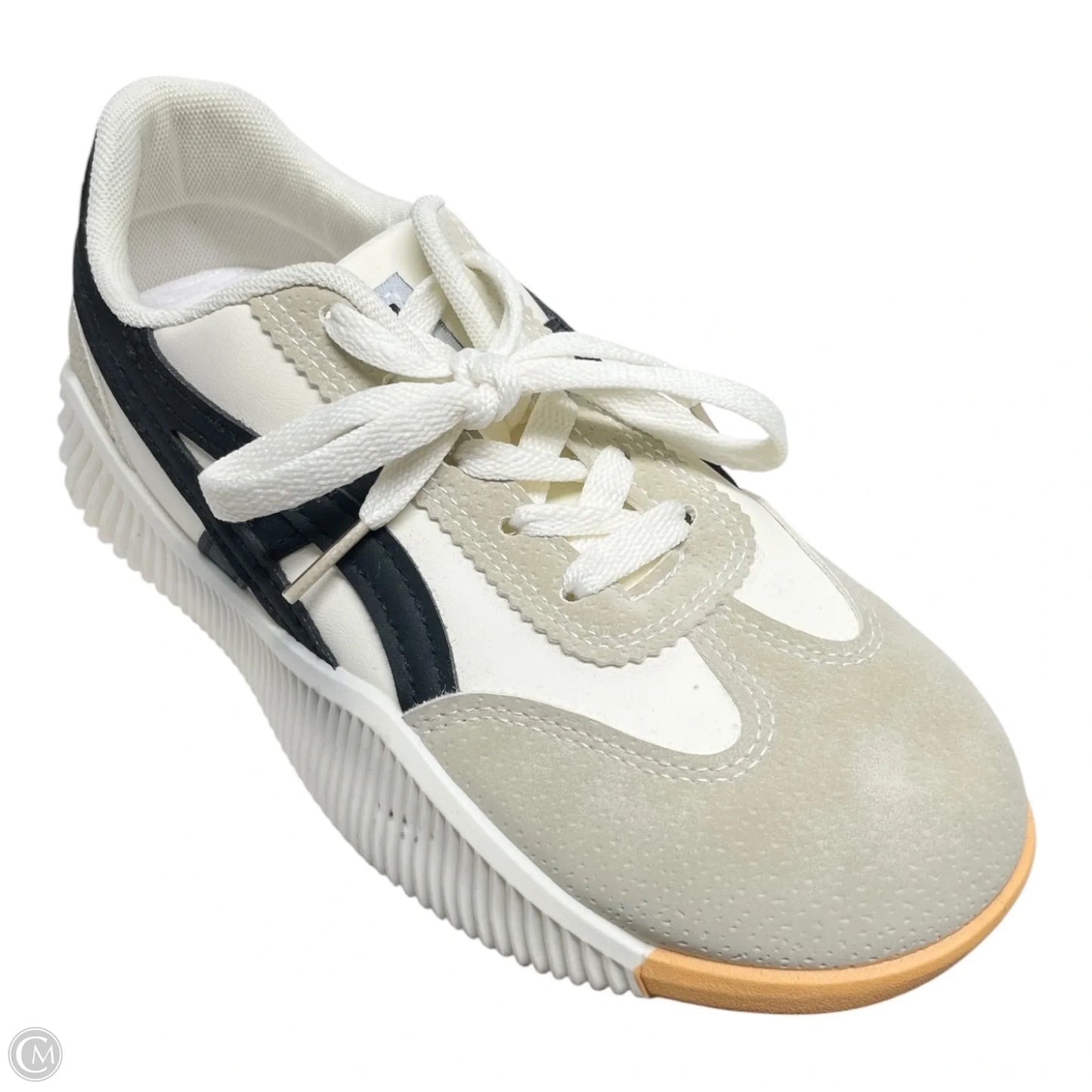Shoes Sneakers By Cmc In Black & Cream, Size: 6