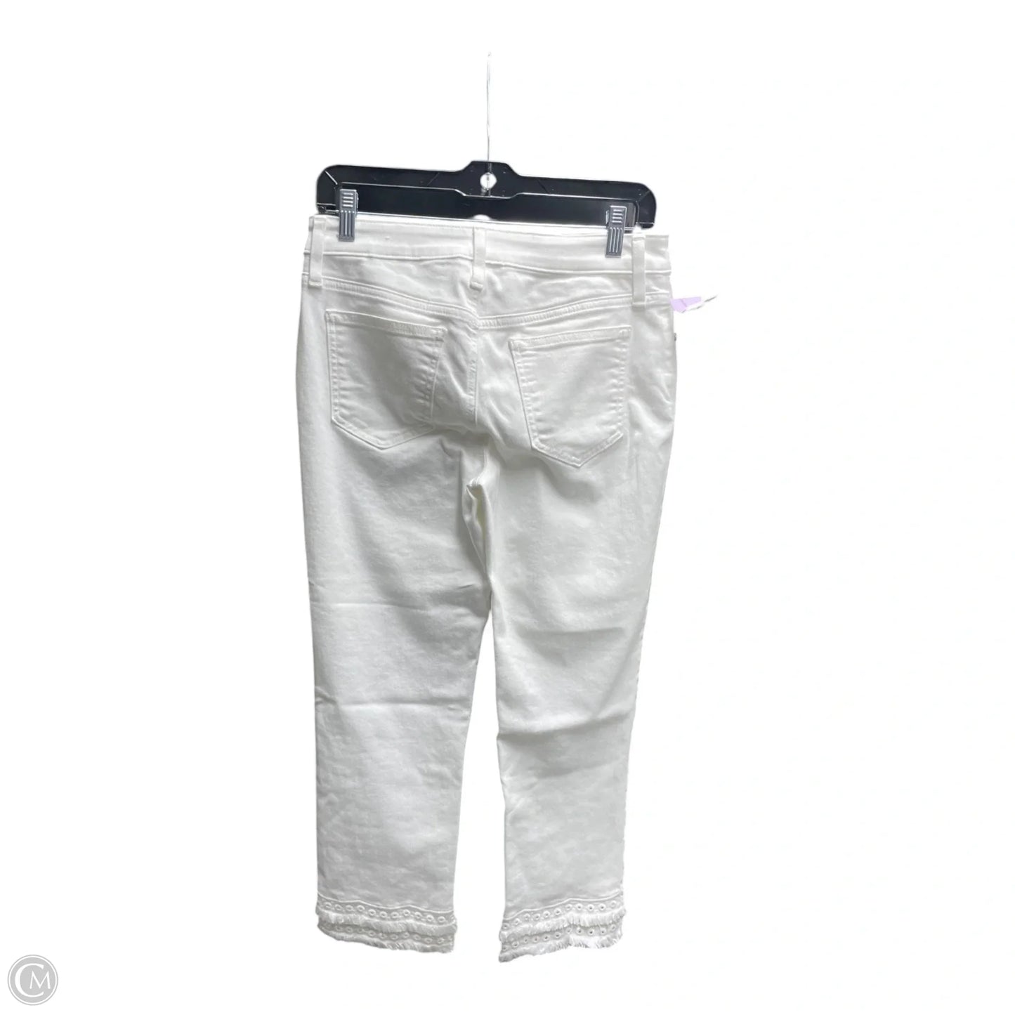 Jeans Cropped By Chicos In White, Size: 2