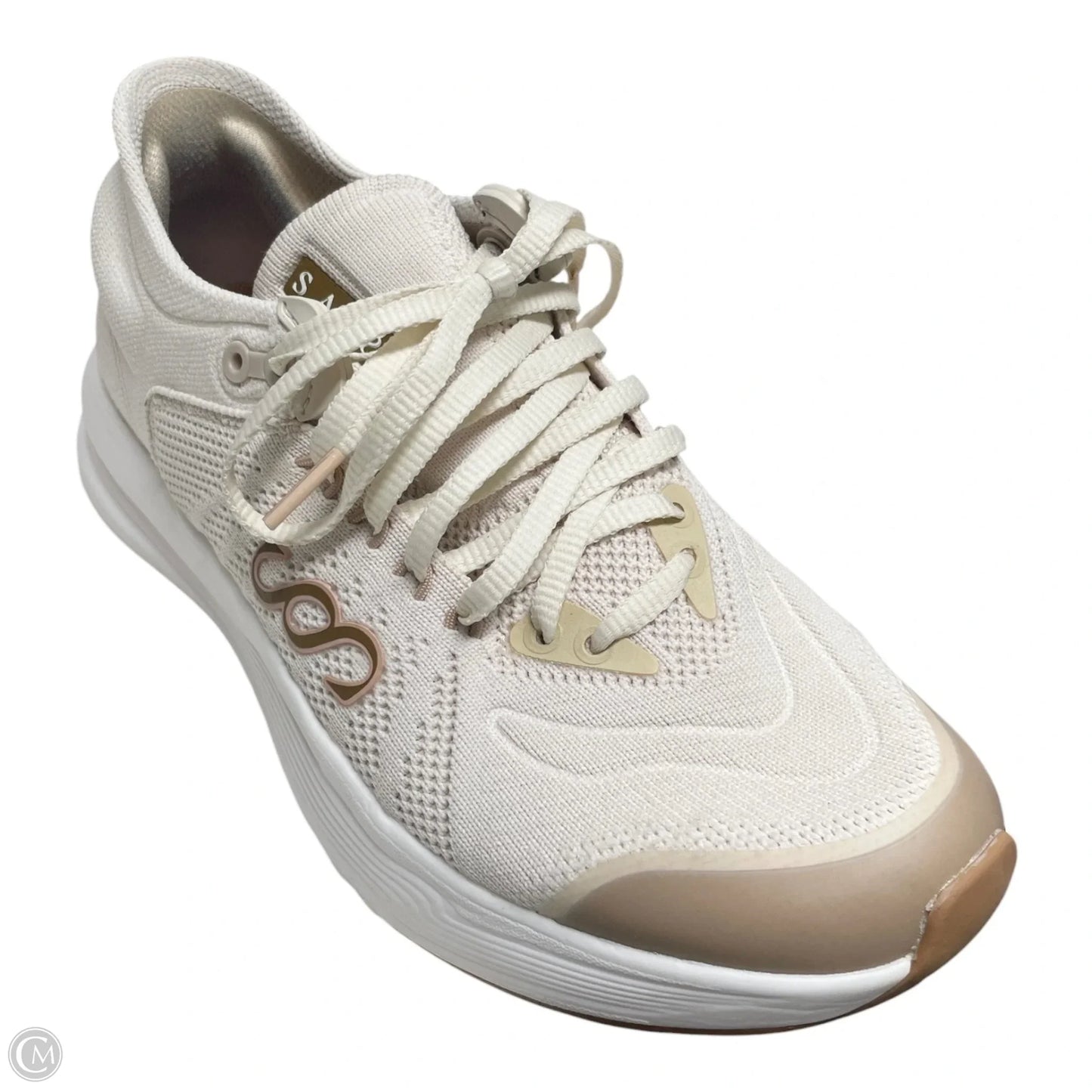 Shoes Athletic By SAYSH In Brown & Cream, Size: 6.5