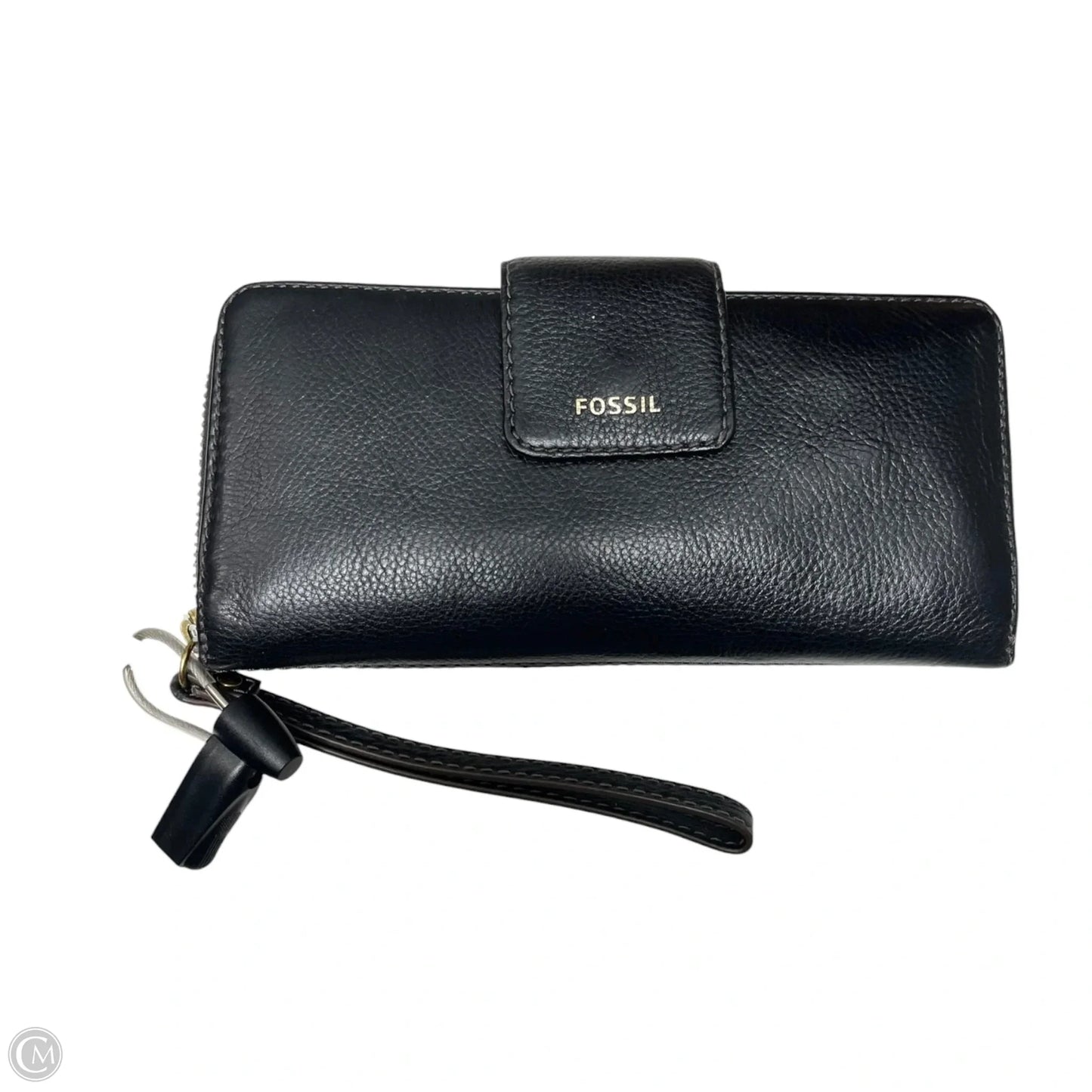 Wallet Leather By Fossil, Size: Large