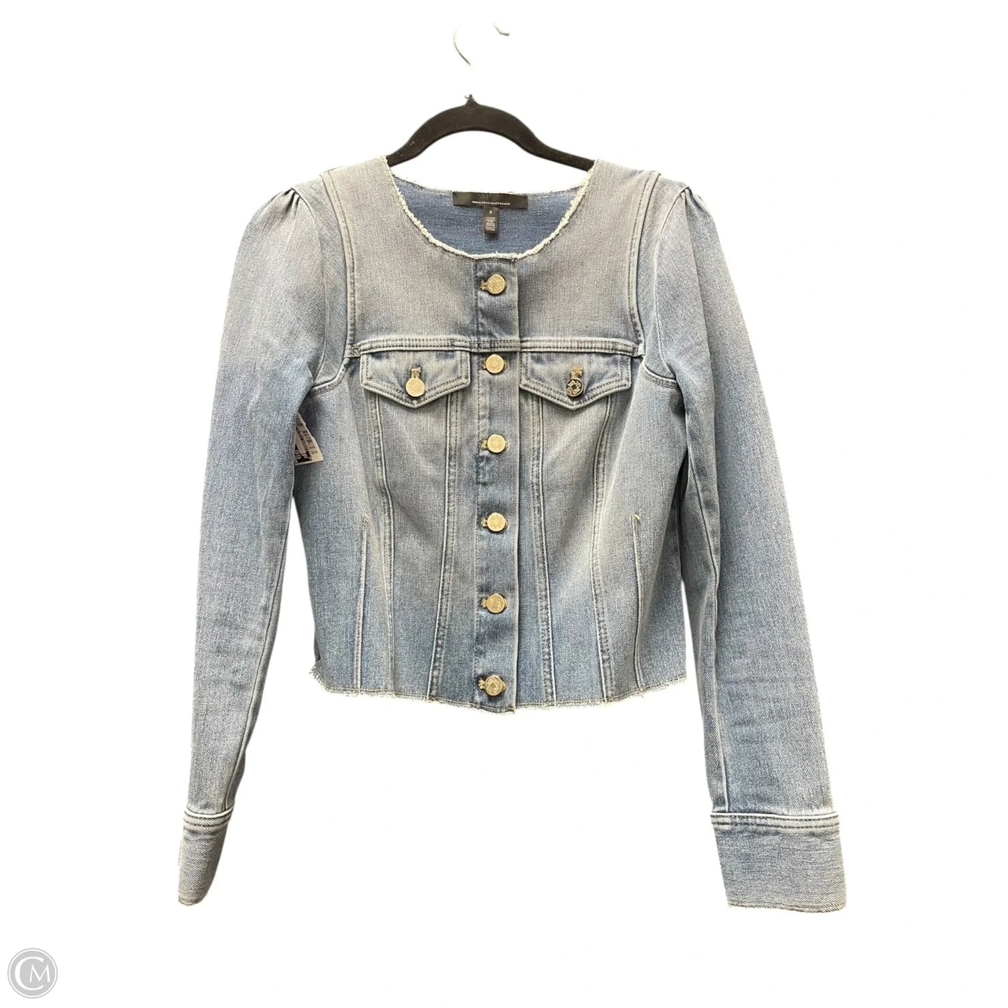 Jacket Denim By White House Black Market In Blue Denim, Size: S