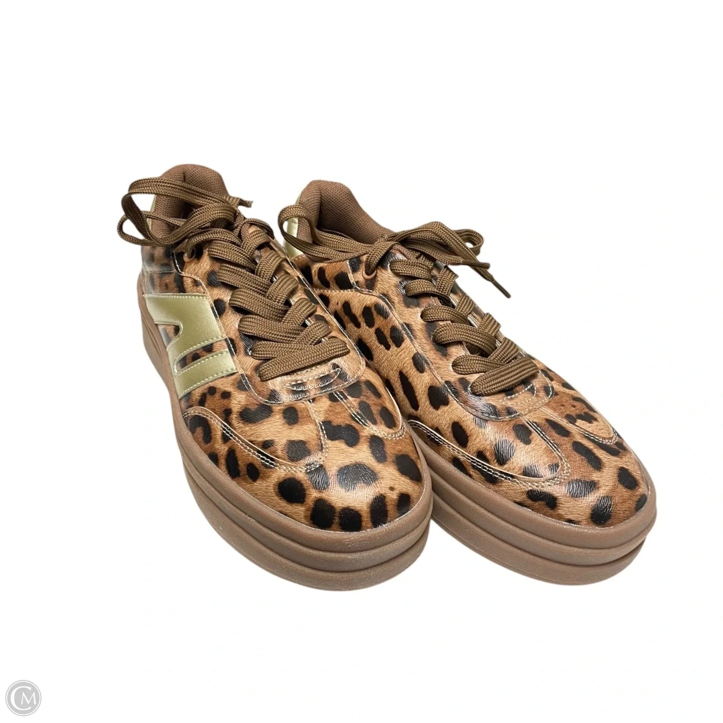 Shoes Sneakers By LA SHEELAH  In Animal Print, Size: 10