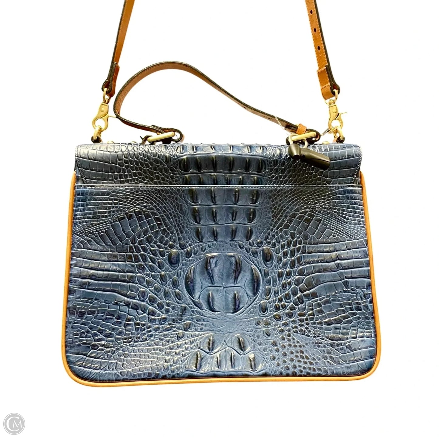 Handbag Designer By Brahmin, Size: Large