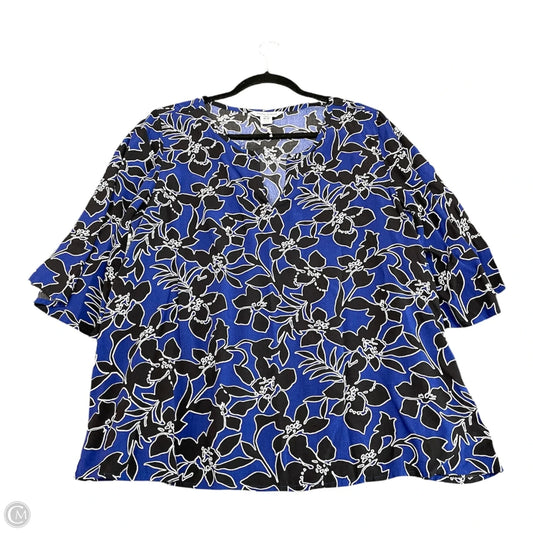 Blouse 3/4 Sleeve By Tommy Bahama In Floral Print, Size: M
