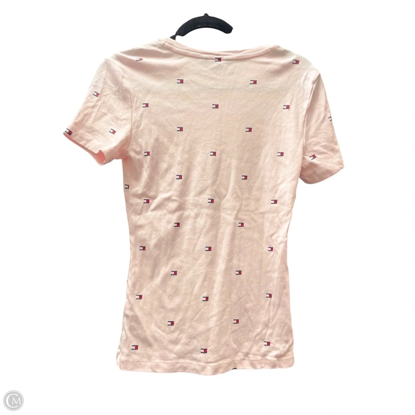 Top Short Sleeve By Tommy Hilfiger In Pink, Size: M