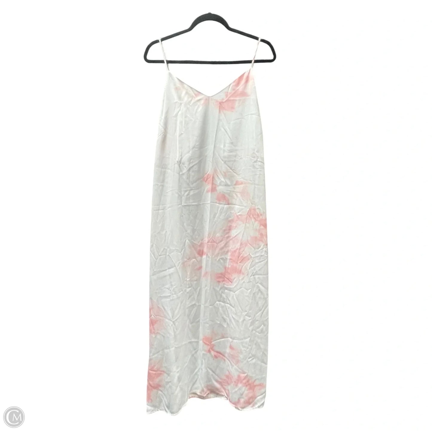 Dress Casual Midi By Black Tape In Pink & White, Size: 1x