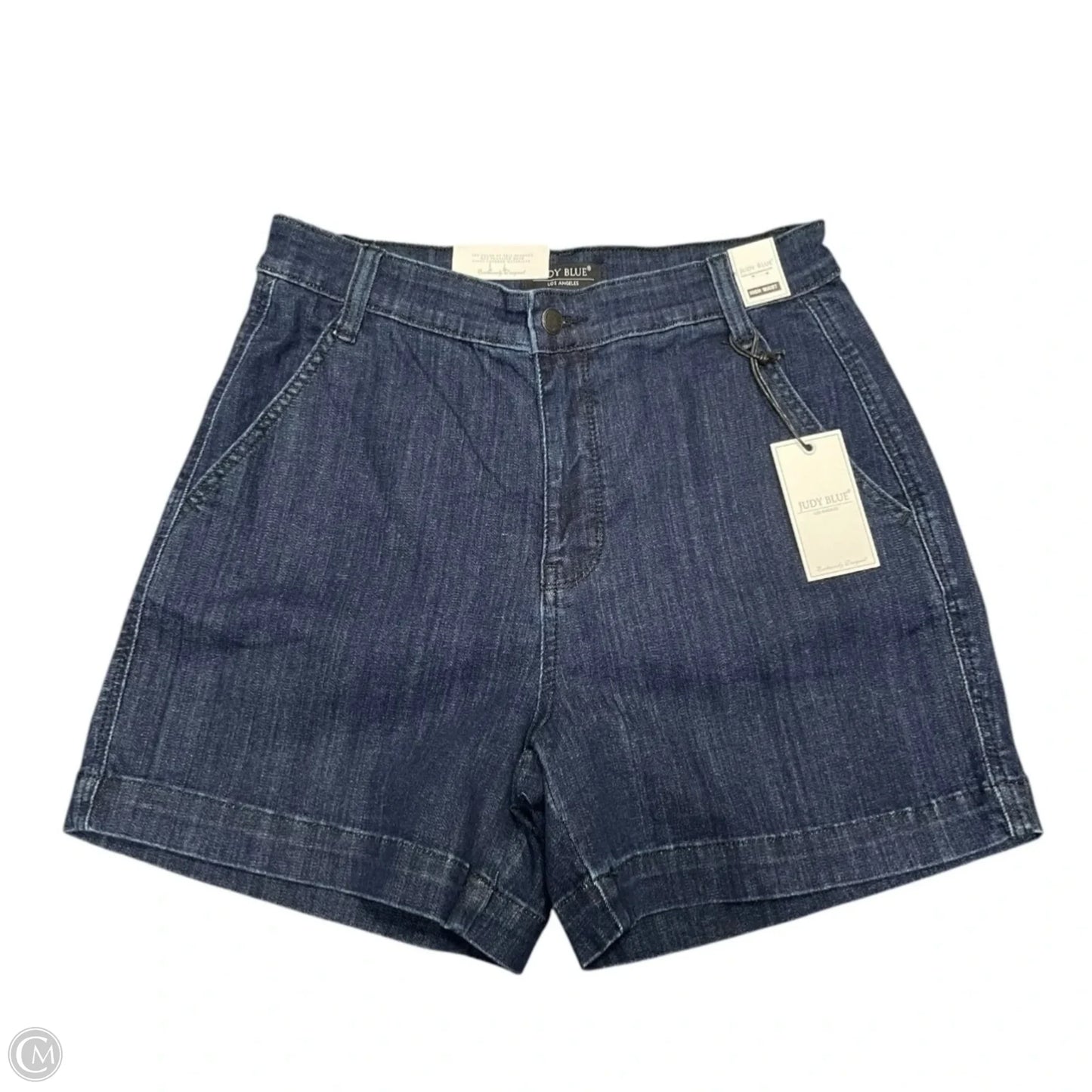 Shorts By Judy Blue In Blue Denim, Size: L