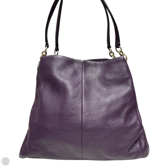 Handbag Designer By Coach, Size: Large