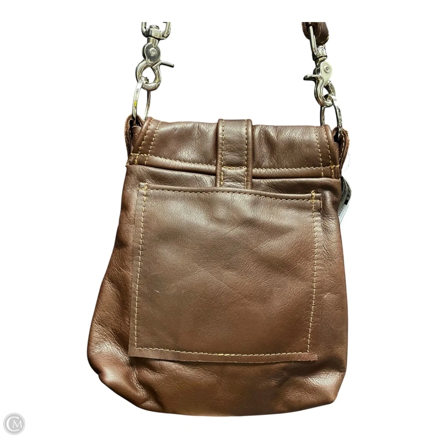 Crossbody Leather By Clothes Mentor, Size: Small