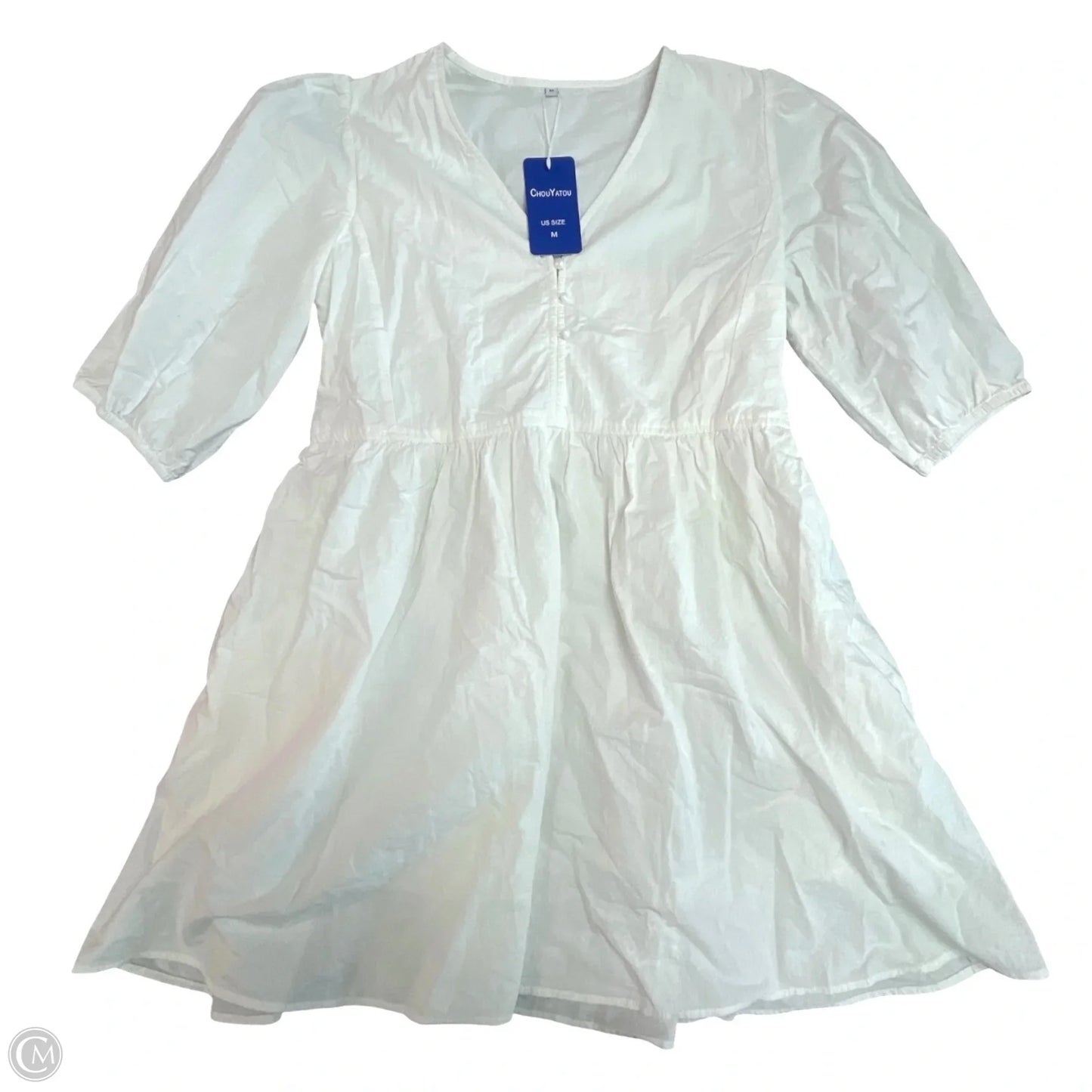 Dress Casual Short By CHOUYATOU In White, Size: M