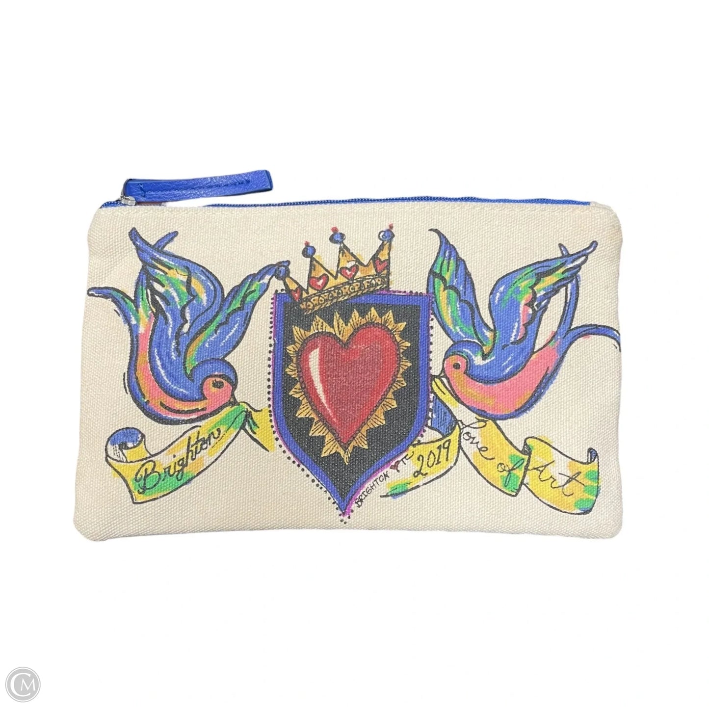 Makeup Bag By Brighton, Size: Medium