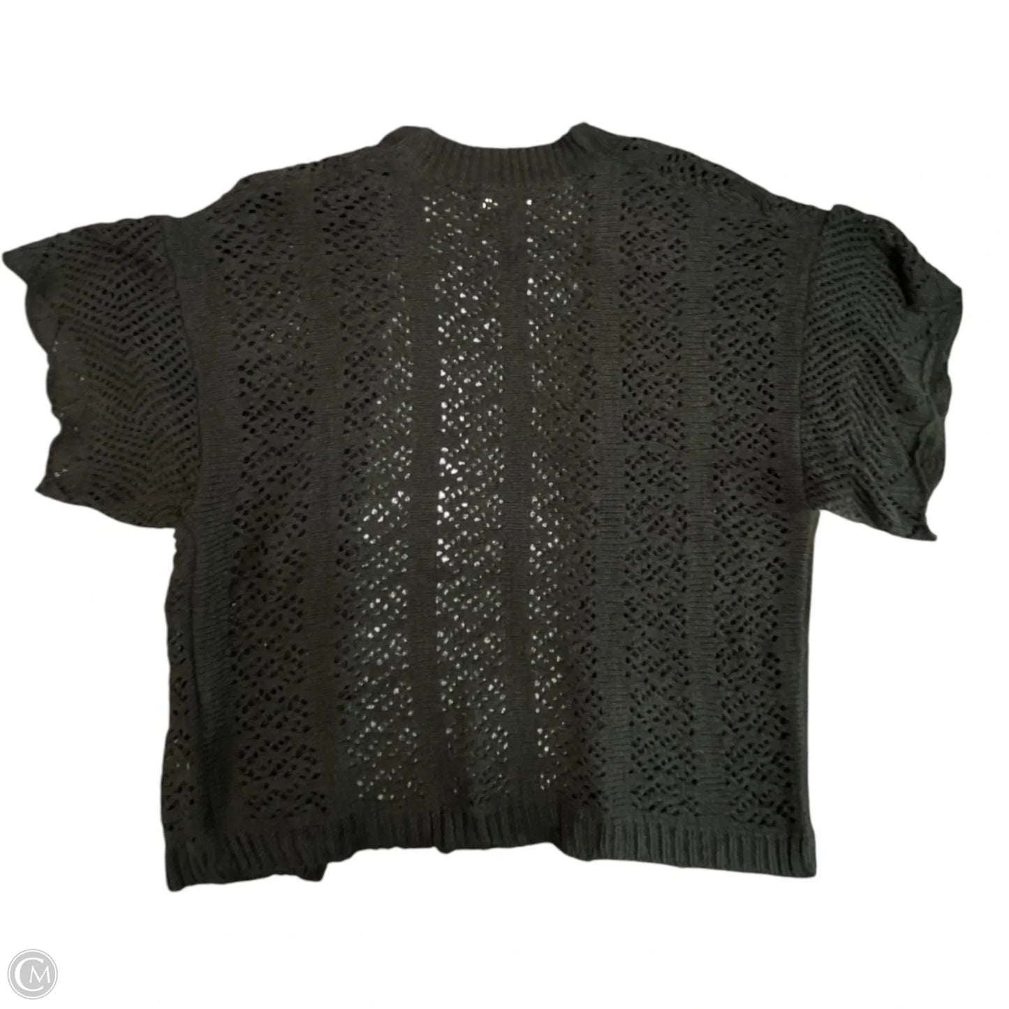 Sweater Cardigan By Ee Some In Black, Size: L