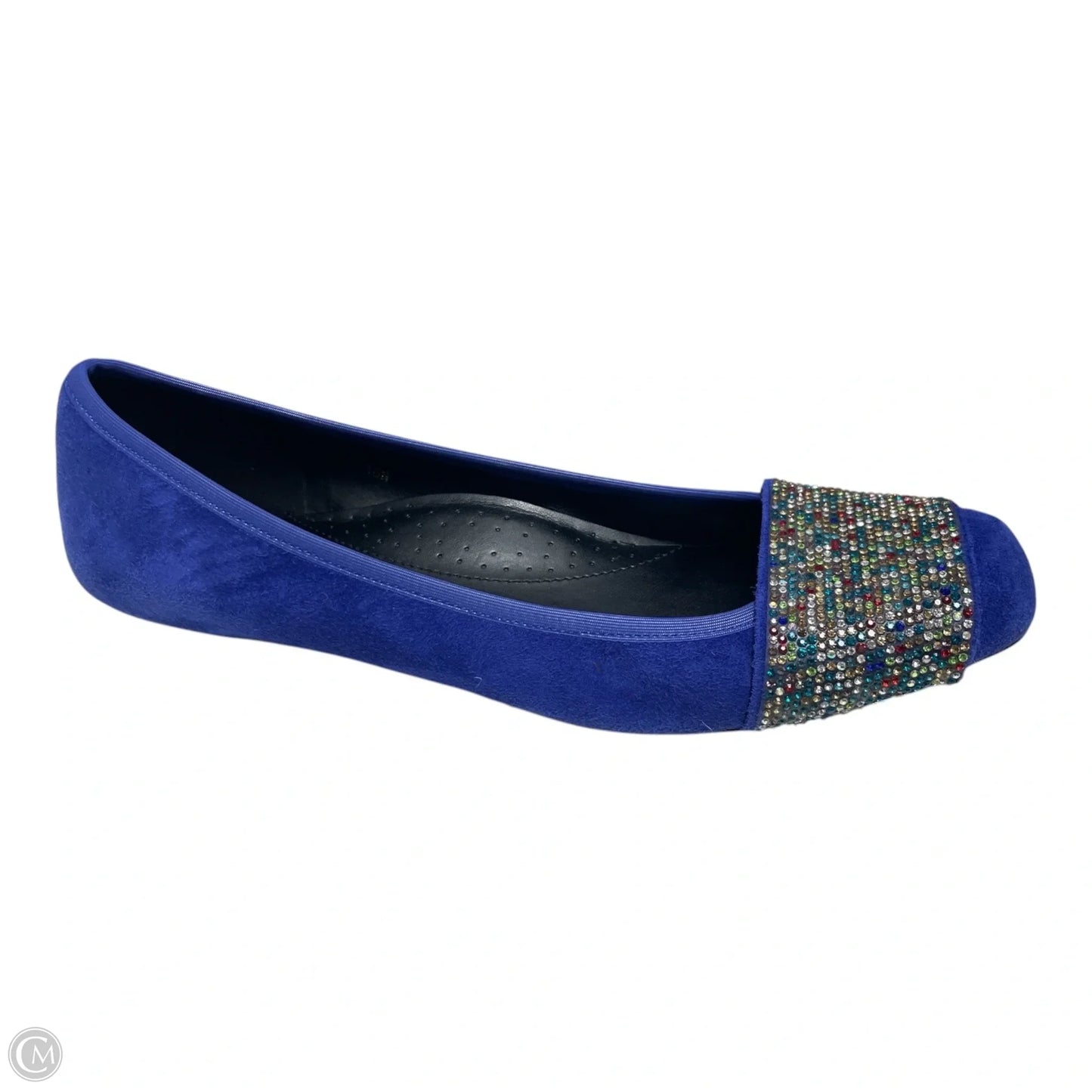 Shoes Flats By Vaneli In Blue, Size: 10