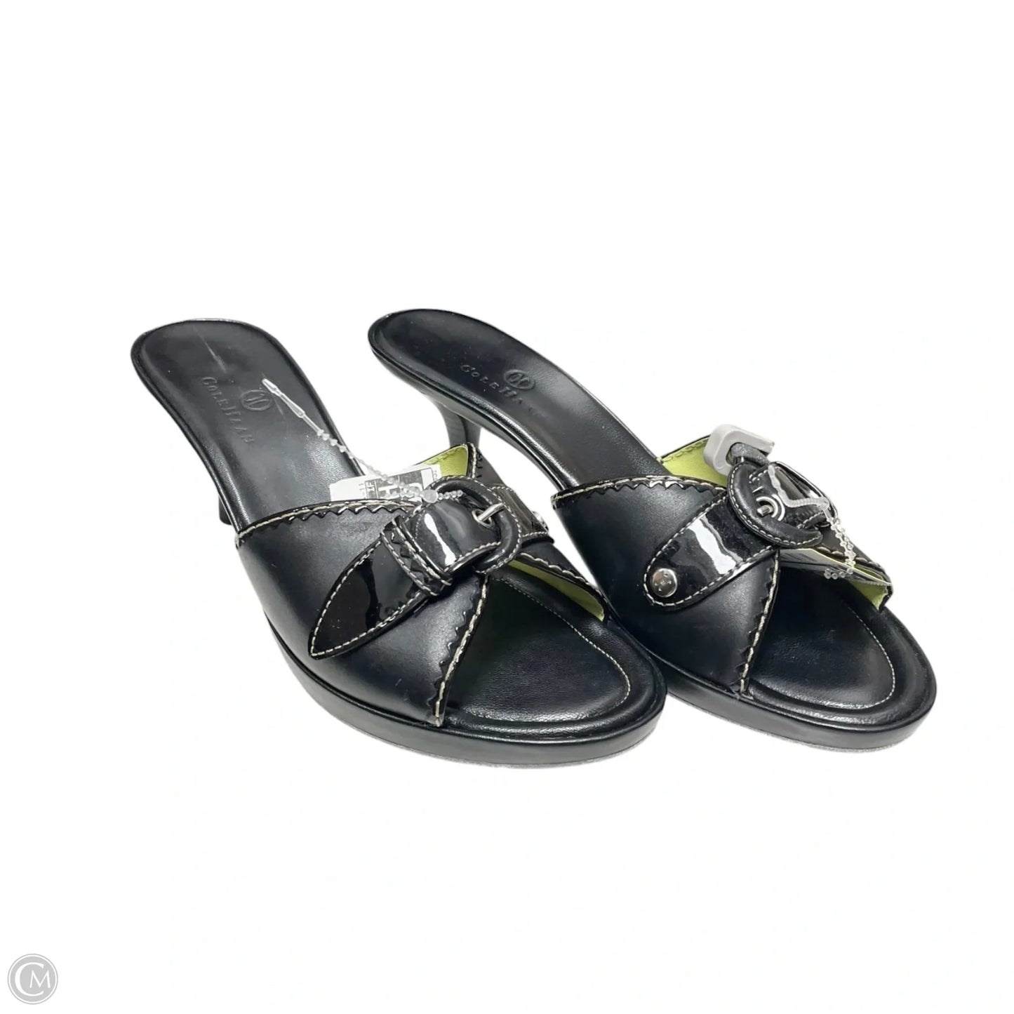 Sandals Heels Stiletto By Cole-haan In Black, Size: 8