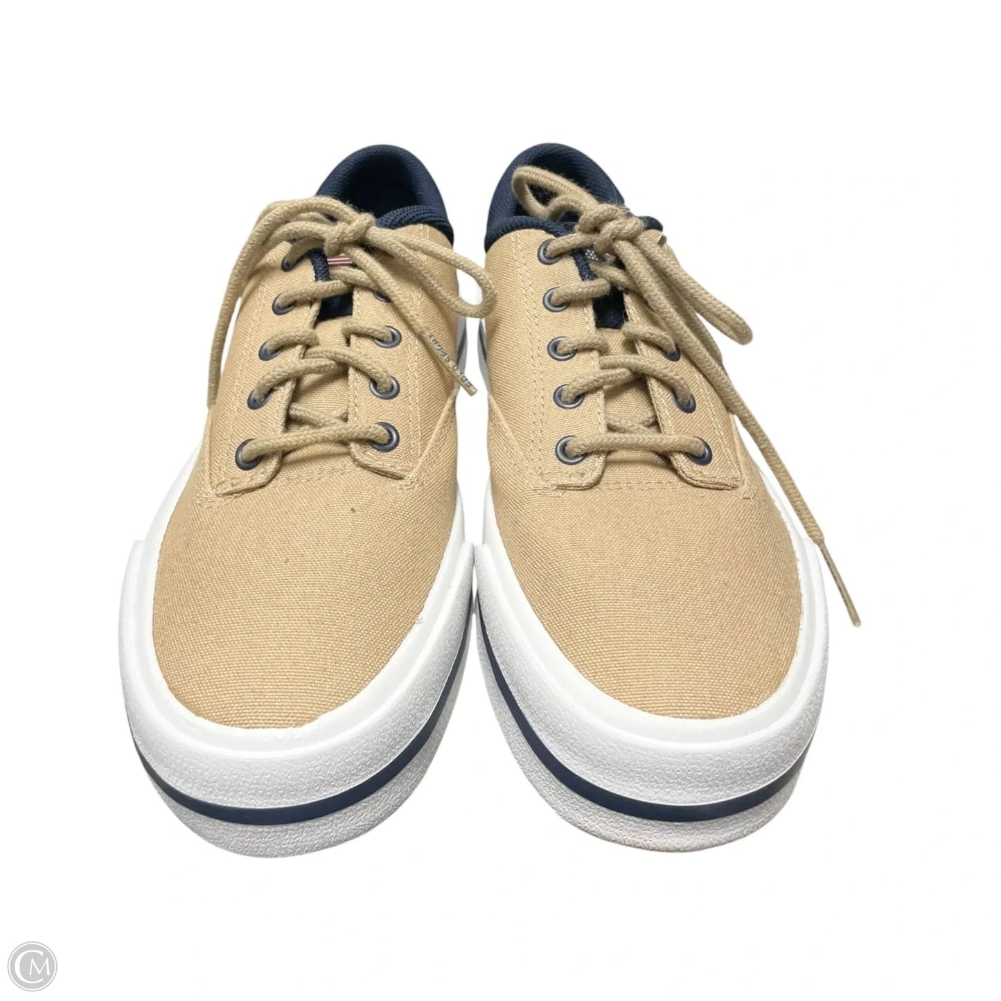 Shoes Sneakers By Polo Ralph Lauren In Blue & Tan, Size: 8.5