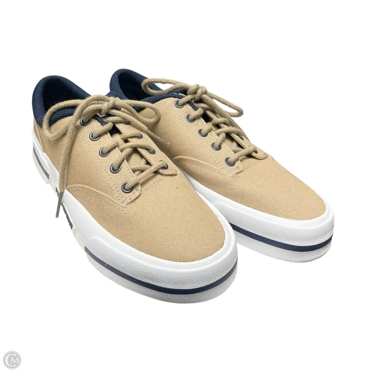 Shoes Sneakers By Polo Ralph Lauren In Blue & Tan, Size: 8.5
