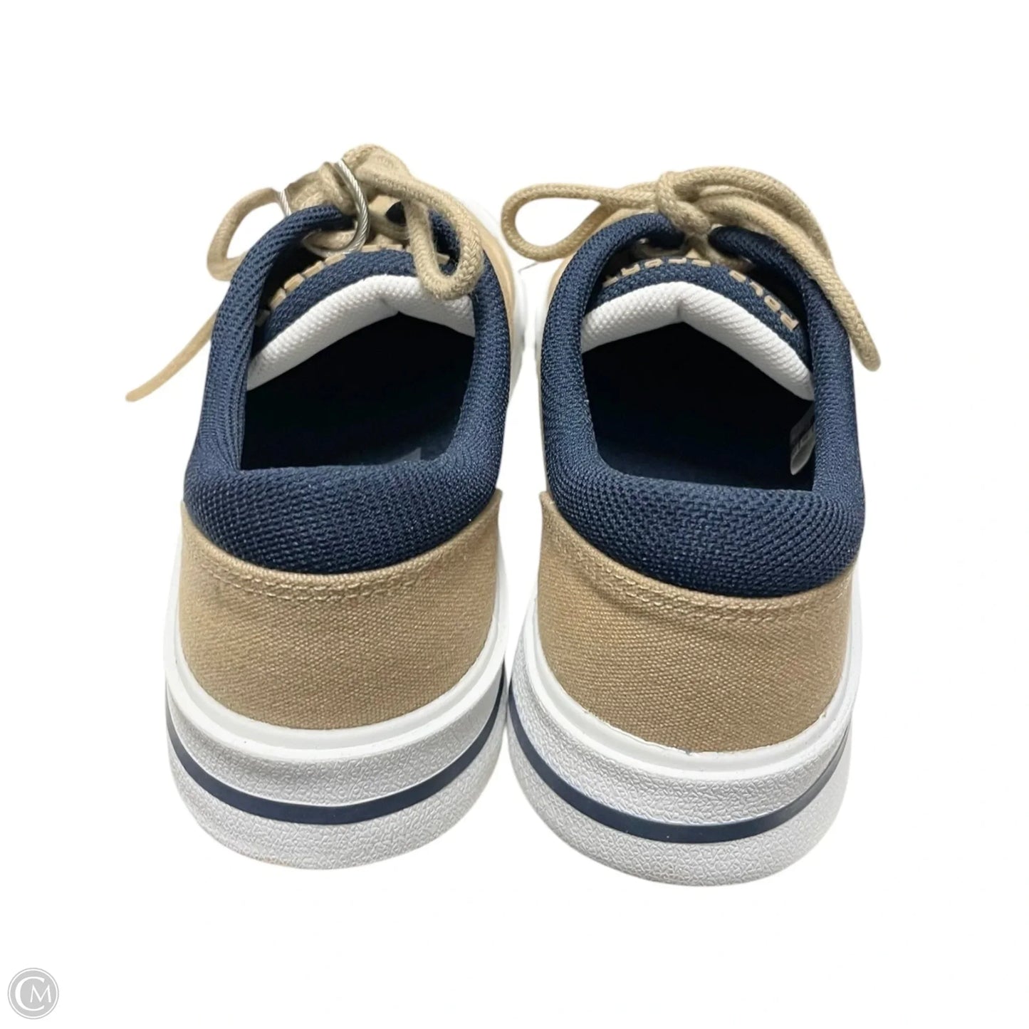 Shoes Sneakers By Polo Ralph Lauren In Blue & Tan, Size: 8.5