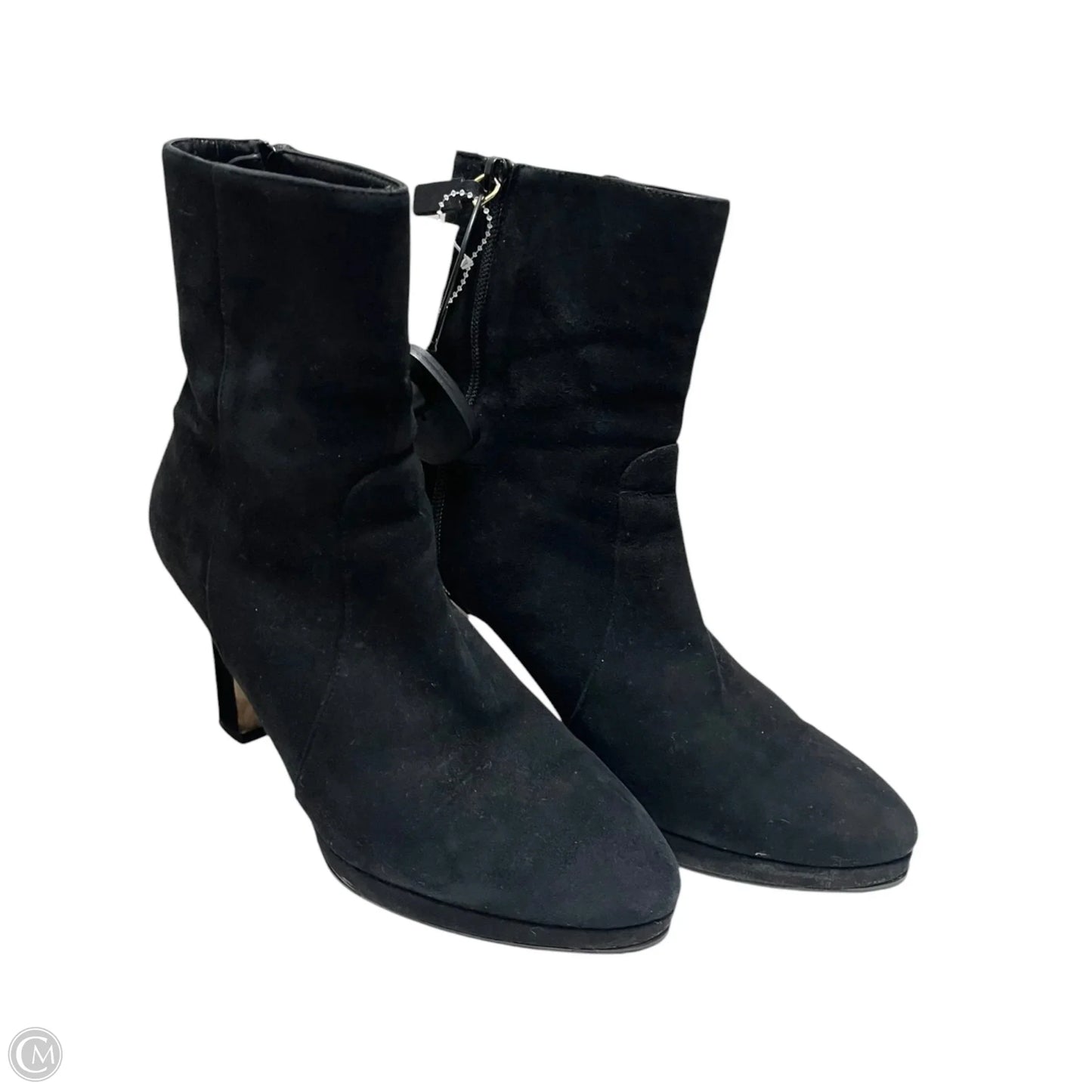 Boots Designer By Stuart Weitzman In Black, Size: 7.5
