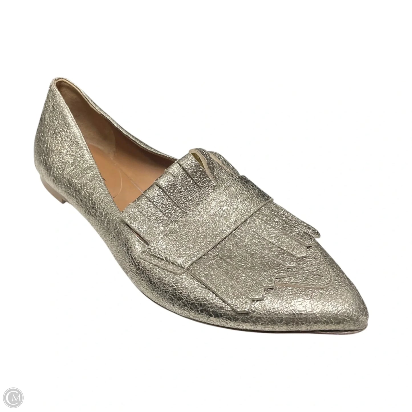 Shoes Flats By CORDANI In Gold, Size: 8.5