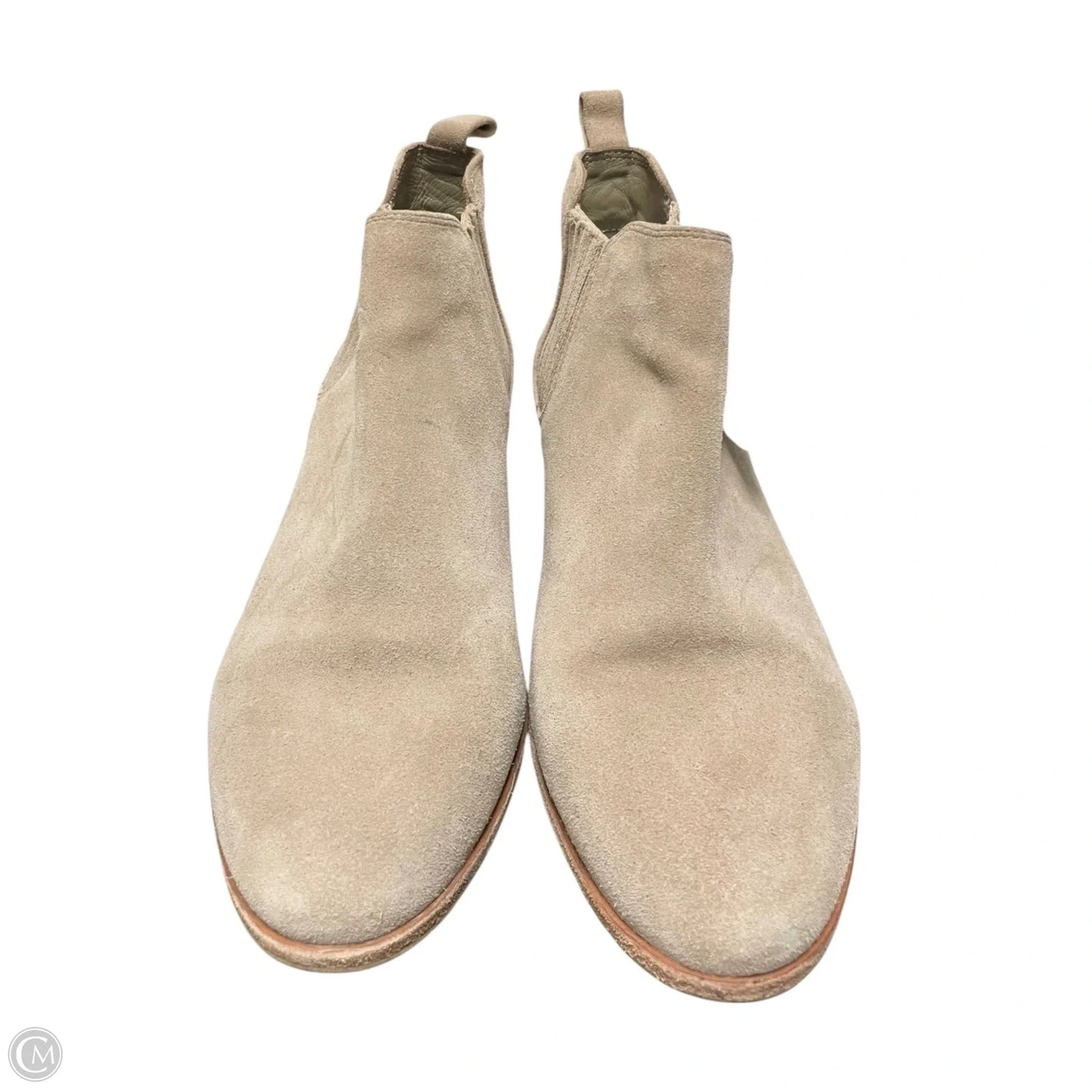 Boots Ankle Heels By Michael By Michael Kors In Beige, Size: 8