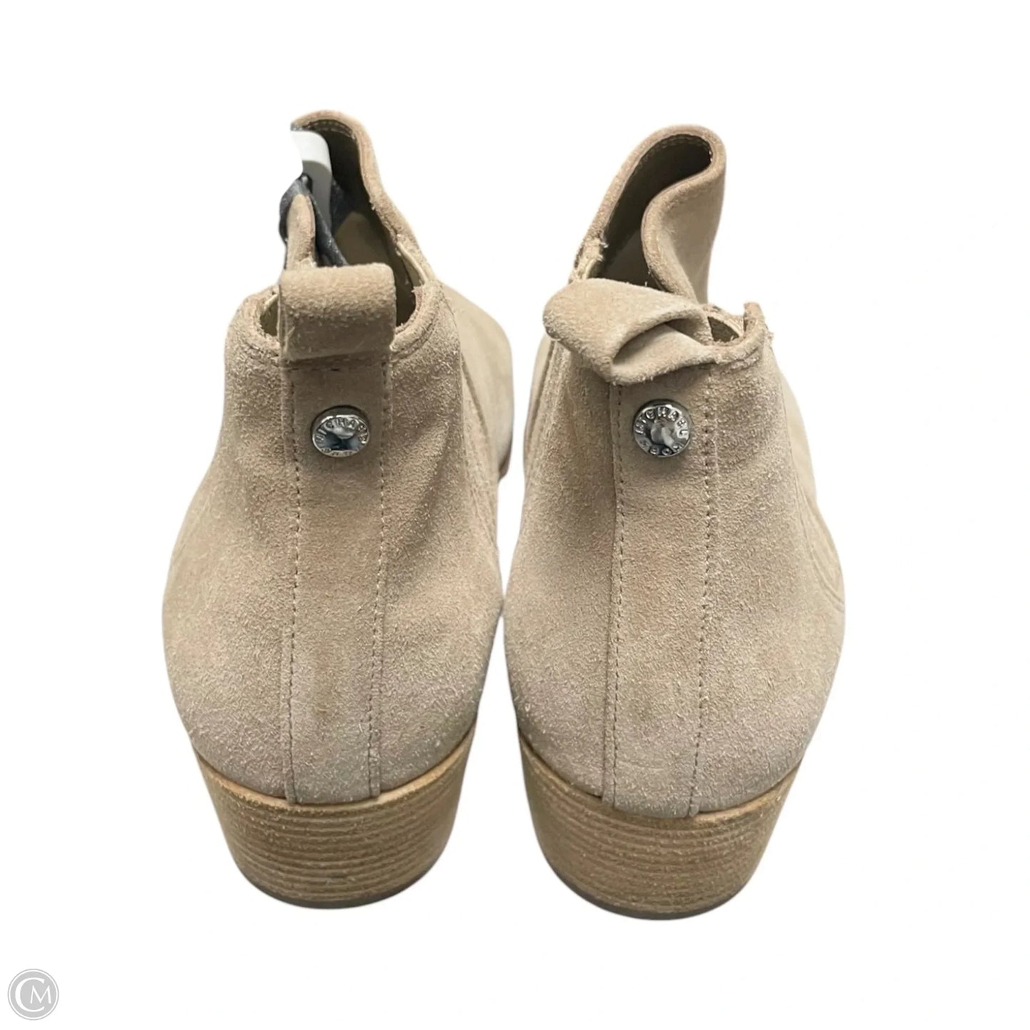 Boots Ankle Heels By Michael By Michael Kors In Beige, Size: 8