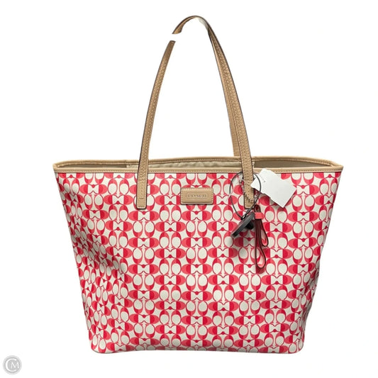 Tote Designer By Coach, Size: Large