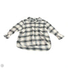 Top Long Sleeve By American Eagle In Plaid Pattern, Size: L