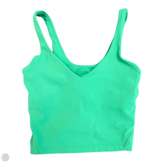 Athletic Bra By Lululemon In Green, Size: 4