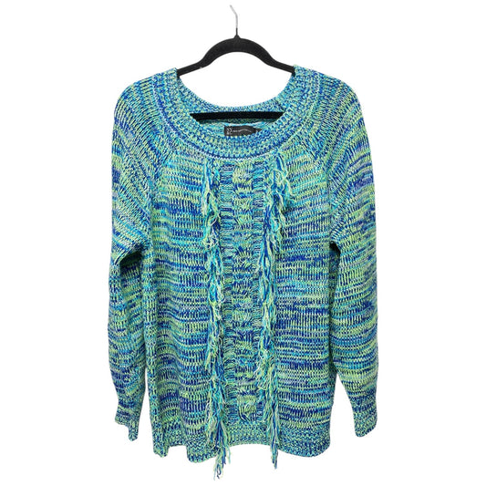 Sweater By New York And Co In Blue & Green, Size: Xl
