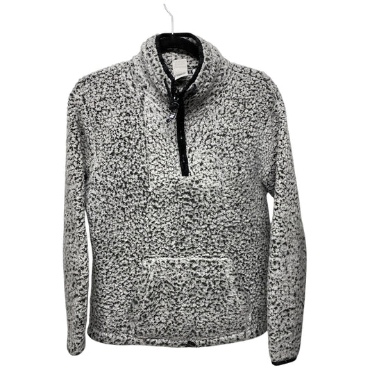 Sweatshirt Collar By Pink In Grey, Size: Xs