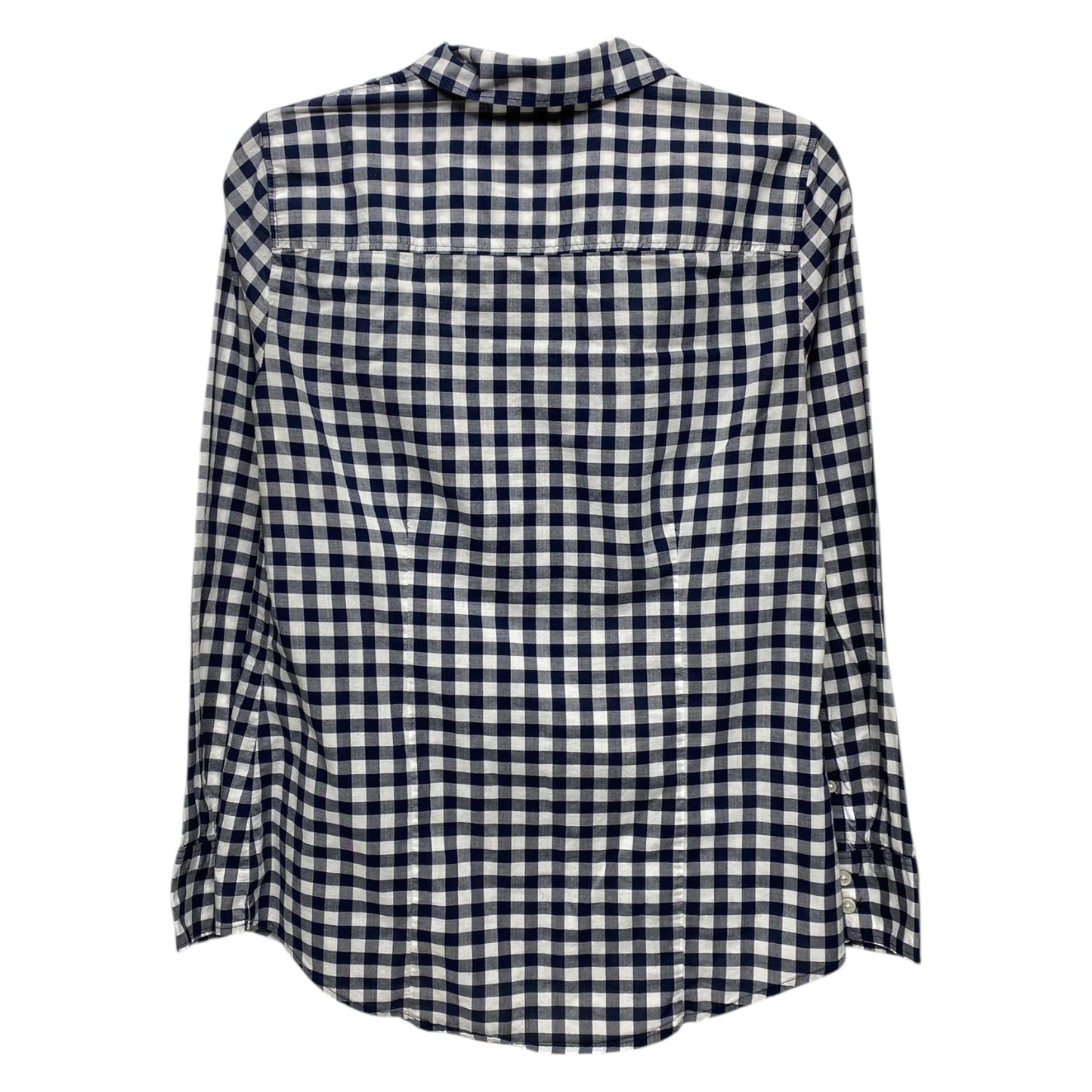 Top Long Sleeve By J. Crew In Checkered Pattern, Size: S