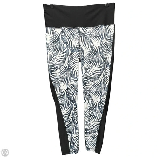 Athletic Leggings By Xersion In Floral Print, Size: L